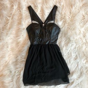 Ekklesia faux leather dress